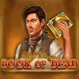 Book of Dead online game logo by Play'n GO on slotbook.games
